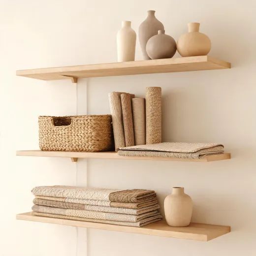 Decor accessories for a shelf