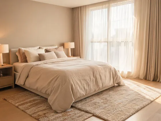 Bedroom textile layers