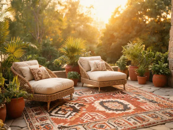 Outdoor patio setting